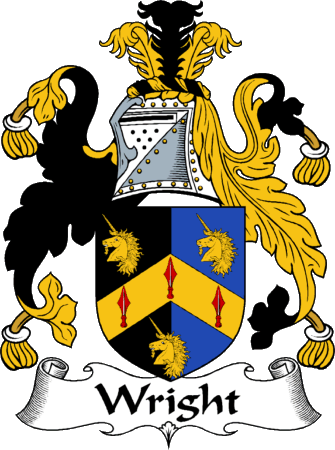 Wright family crest